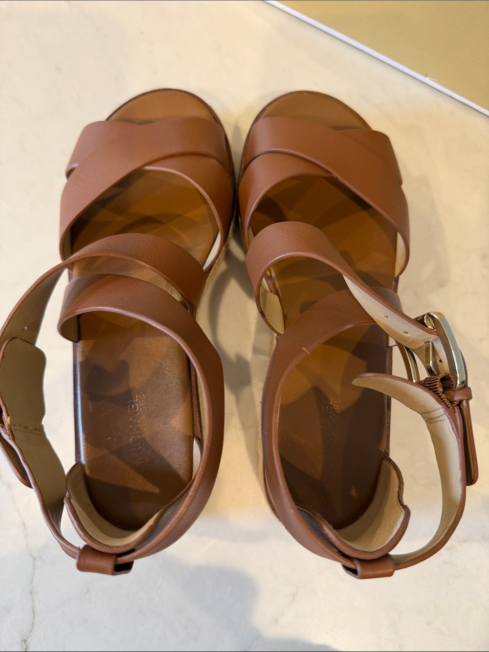Micheal Kors Darby leather sandal
